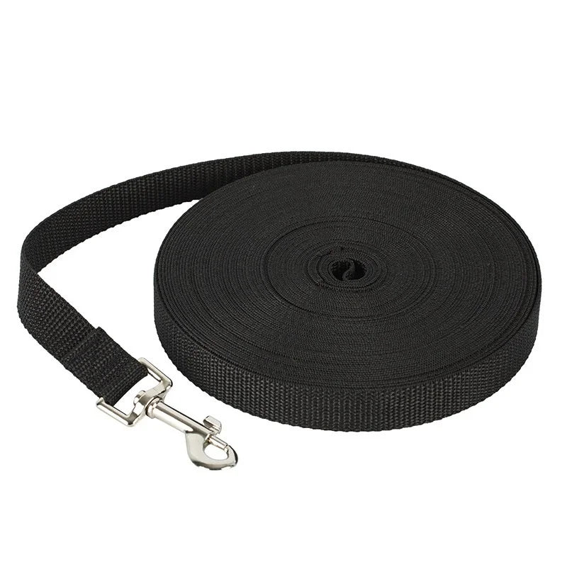 Nylon Long Dog Training Leash 1.5M-30M Traction Rope Lanyard Versatile Pet Walking Lead for Small to Large Dogs